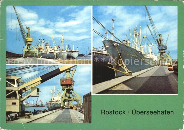 Schiffe Ships Navires Rostock ueberseehafen