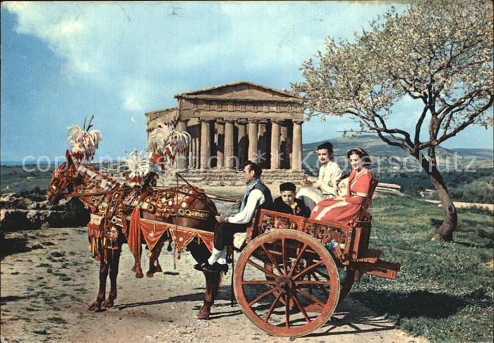 Pferdekutschen Pferdekarren Carretto siciliano