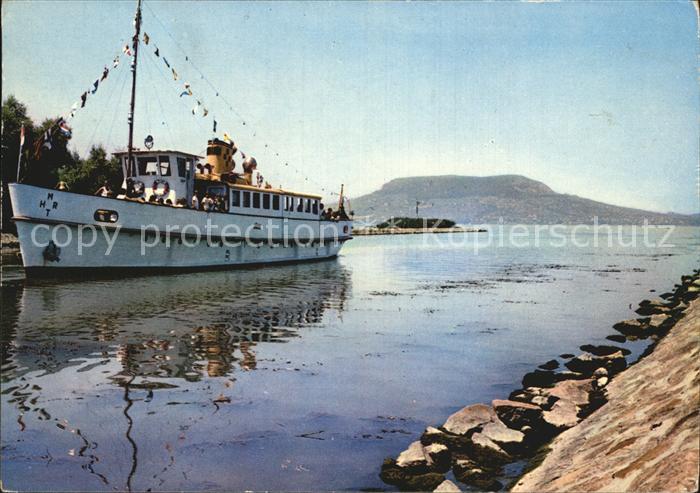 Dampfer Binnenschifffahrt Plattensee Lake Balaton