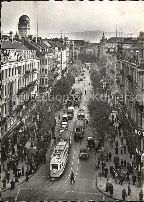 Strassenbahn Zuerich Bahnhofstrasse