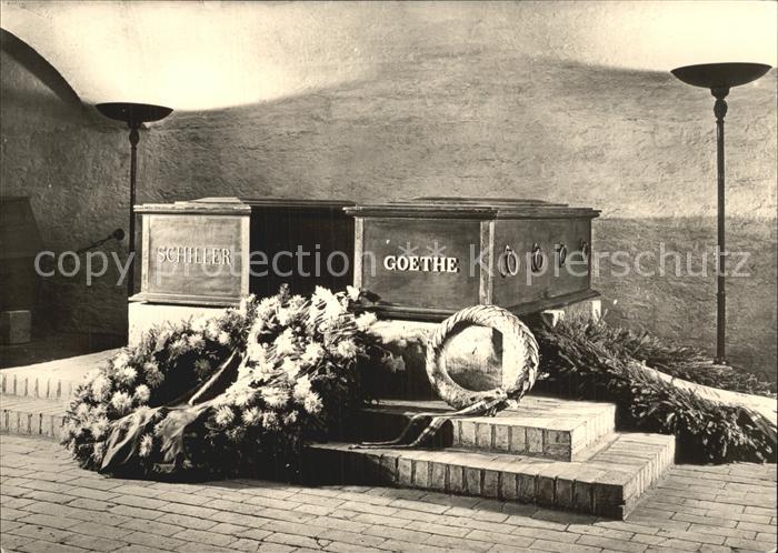 Tod Goethe- und Schiller-Gruft Weimar