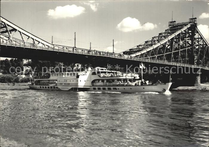 Motorschiffe MS Ernst Thaelmann Dresden Blaues Wunder