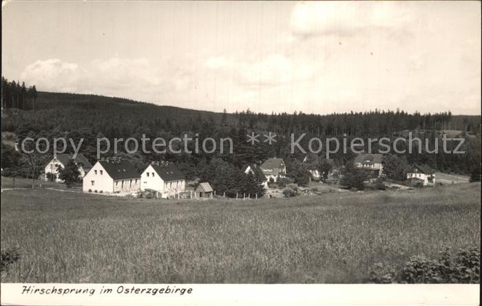 Hirschsprung Osterzgebirge