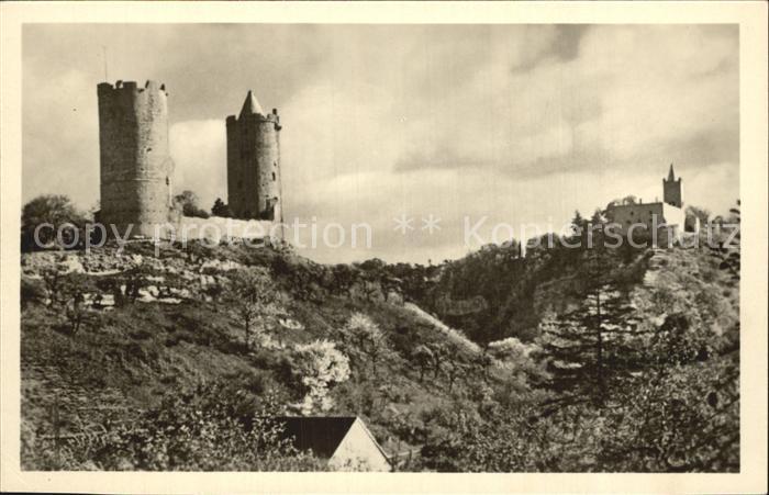 Bad Koesen Ruine Saaleck Rudelsburg