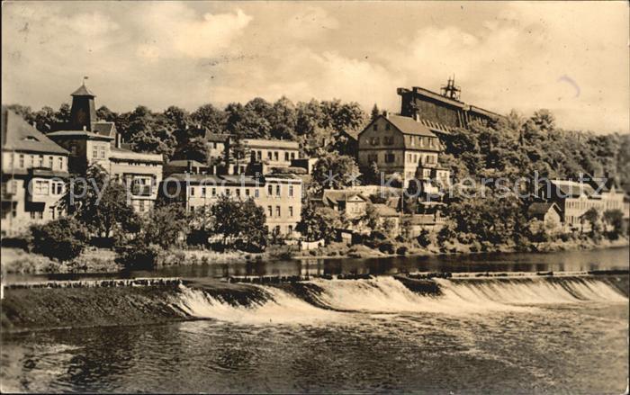 Bad Koesen Saalewehr Teilansicht