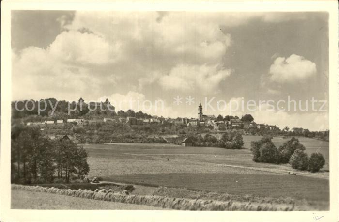 Augustusburg Burg Ortsansicht