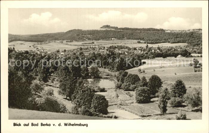 Bad Berka Blick von der Wilhelmsburg