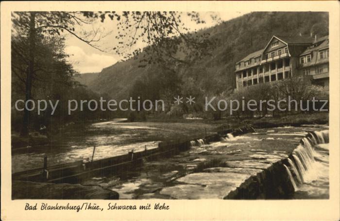 Bad Blankenburg Schwarza Wehr