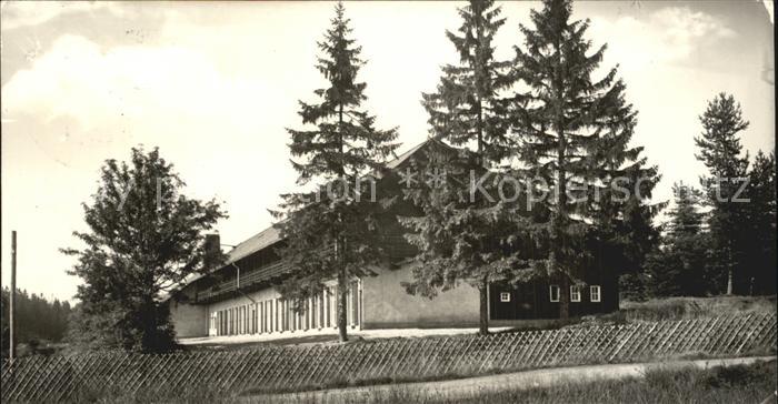 Hormersdorf Erzgebirge Jugendherberge Adolf Hennecke  Grosses Haus