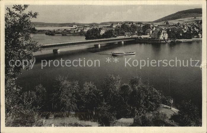 Saalburg Saale Stausee der Bleibergsperre