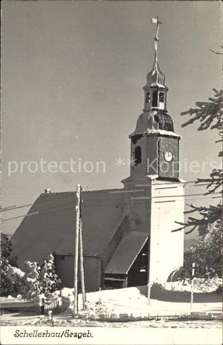 Schellerhau Kirche Winter