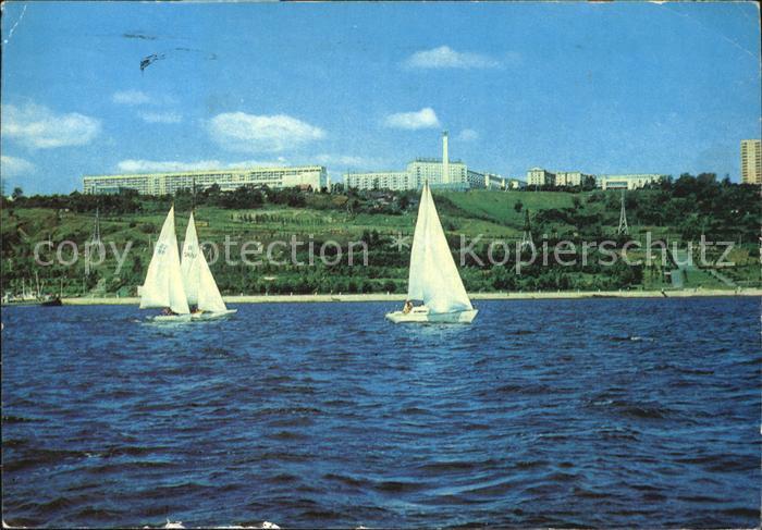 Uljanowsk Segelboote Teilansicht