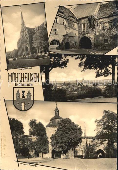 Muehlhausen Thueringen Marienkirche Rathaus Inneres Frauentor