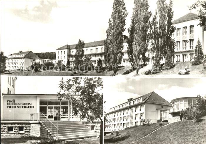 Tabarz FDGB Erholungsheim Theo Neubauer