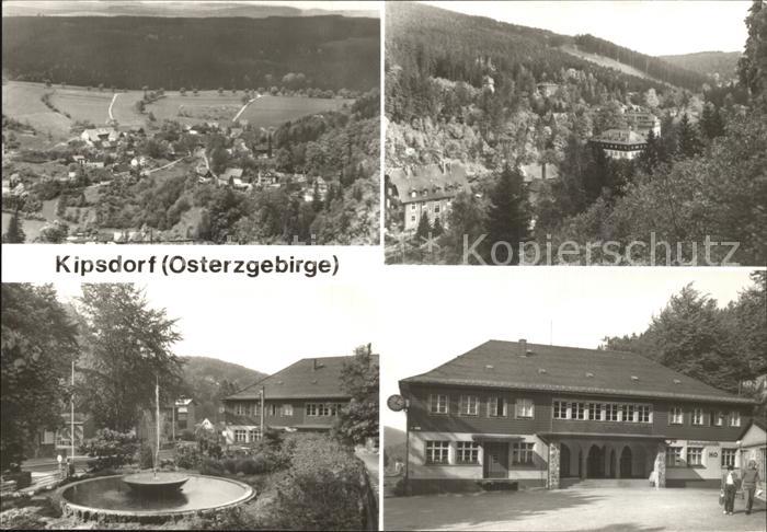 Kipsdorf Erholungsort Brunnen Ho Bahnhofsgaststaette