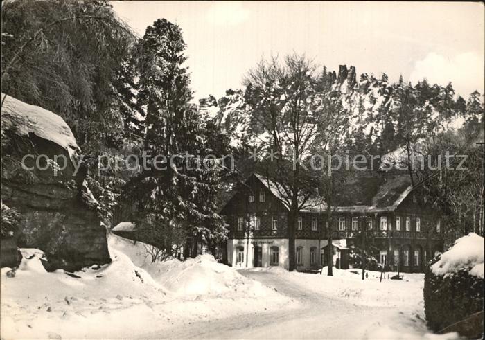 Kipsdorf Zittauer Gebirge Nonnenfelsen