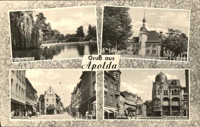 Apolda Freidensteich Rathaus Bahnhofstrasse