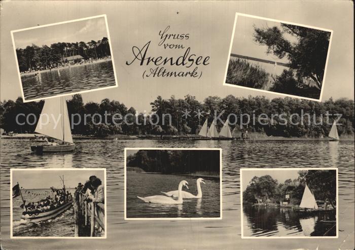 Arendsee Altmark Faehre Segelboote