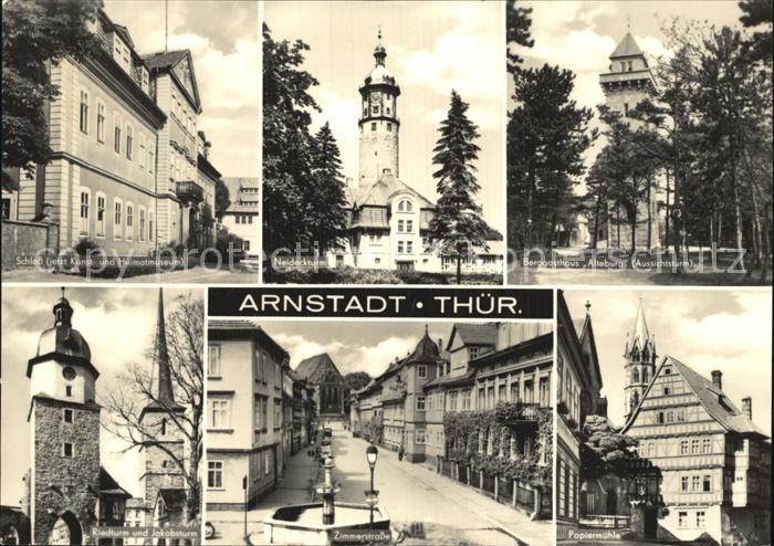 Arnstadt Ilm Zimmerstrasse Papiermuehle Schloss