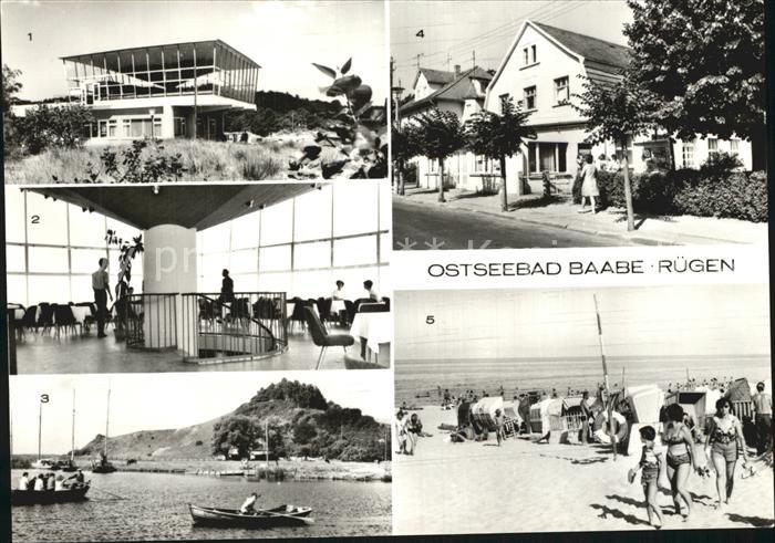 Baabe Ostseebad Ruegen HO-Gaststaette Strand Moritzburg