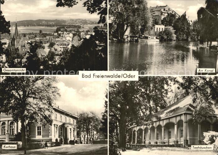 Bad Freienwalde Kurhaus Kanal Teehaeuschen