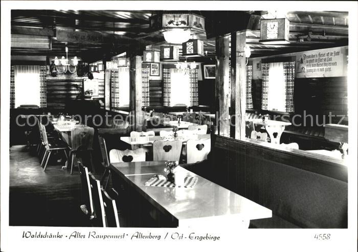 Altenberg Erzgebirge Waldschraenke Altes Raupennest