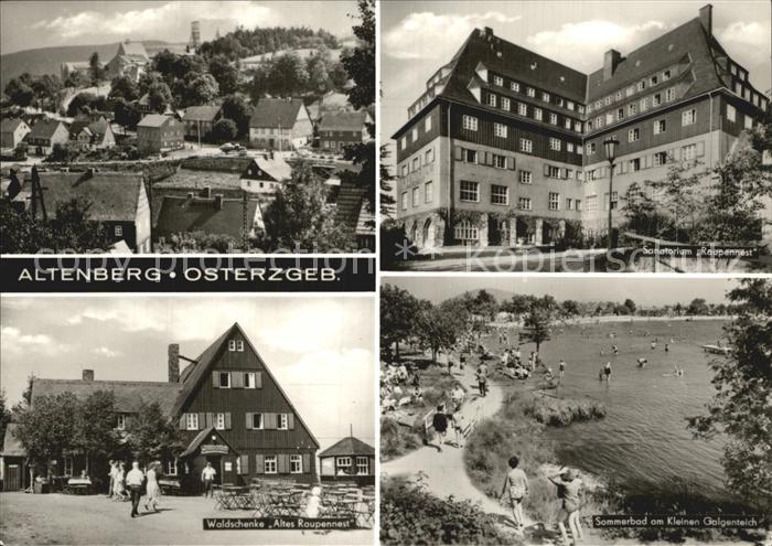 Altenberg Erzgebirge Galgenteich Sanatorium Raupennest