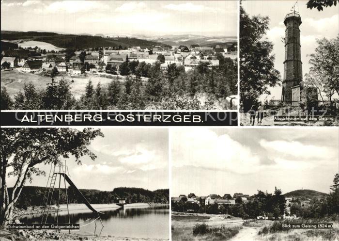 Altenberg Erzgebirge Geising Galgenteich Aussichtsturm