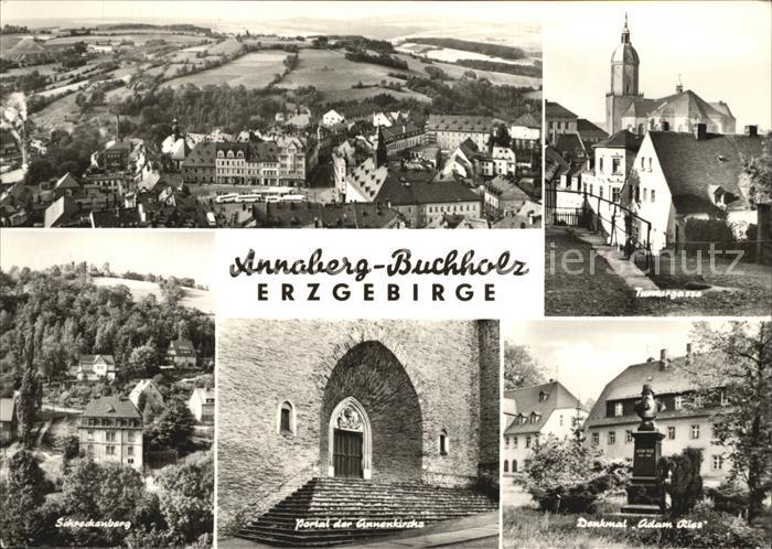 Annaberg-Buchholz Erzgebirge Schreckenberg Denkmal Adam Ries