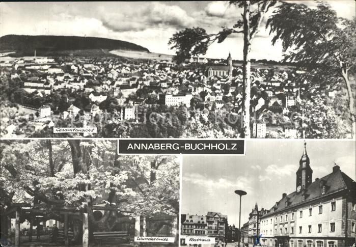 Annaberg-Buchholz Erzgebirge Rathaus Wunderlinde