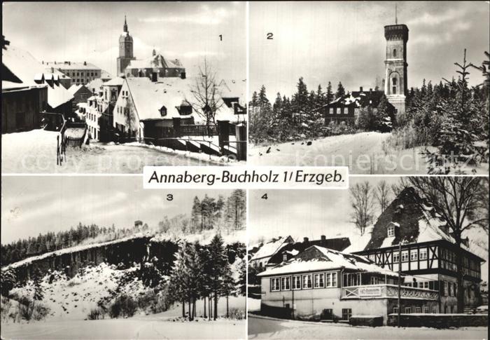 Annaberg-Buchholz Erzgebirge Annenkirche Poehlberghaus HO Gaststaette