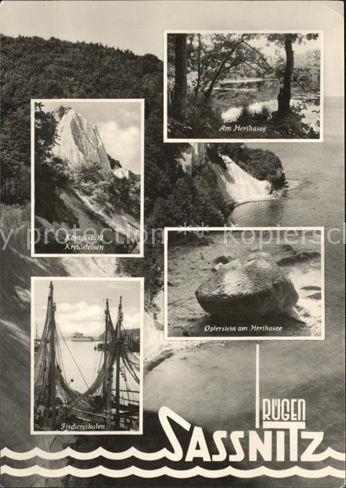 Ruegen Koenigsstuhl Fischereihafen Herthasee