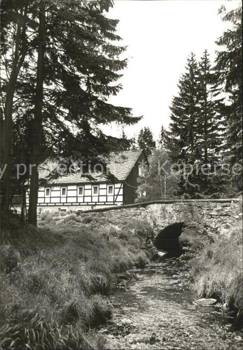 Schellerhau Schinderbruecke Ferienheim Glueckspilz
