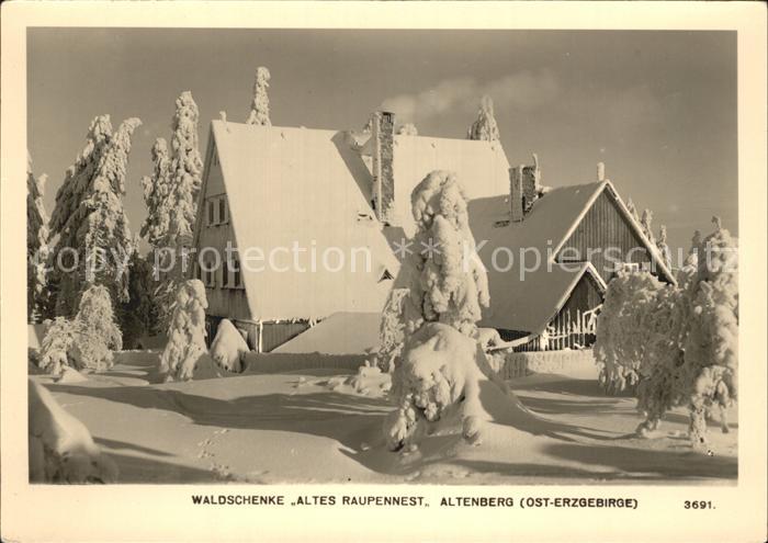 Altenberg Erzgebirge Waldschenke Altes Raupennest