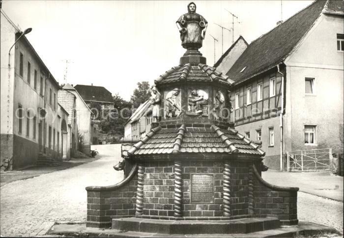Kohren-Sahlis Toepferbrunnen Marktplatz