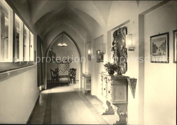 Kloster Hiddensee Gerhart Hauptmann Gedaechnisstaette Kreuzgang