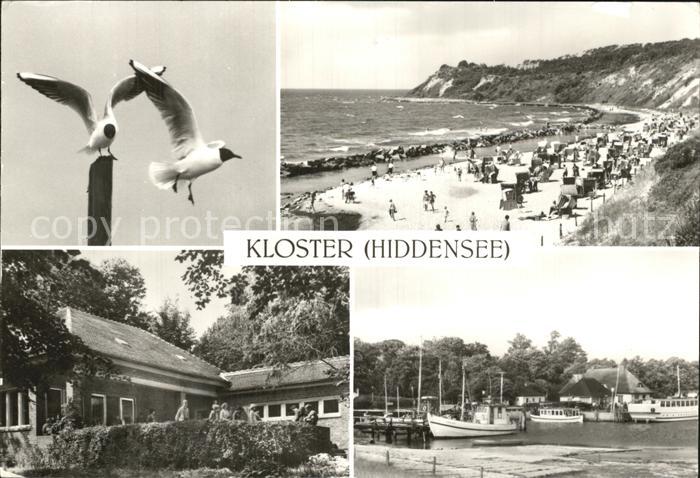 Kloster Hiddensee Strand Gerhart Hauptmann Gedenkstaette Hafen