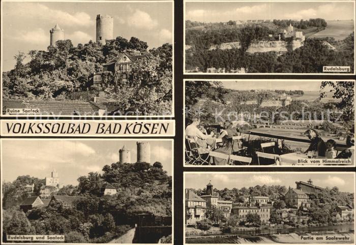 Bad Koesen Rudelsburg Ruine Saaleck