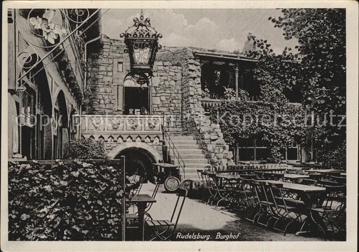 Bad Koesen Rudelsburg Burghof