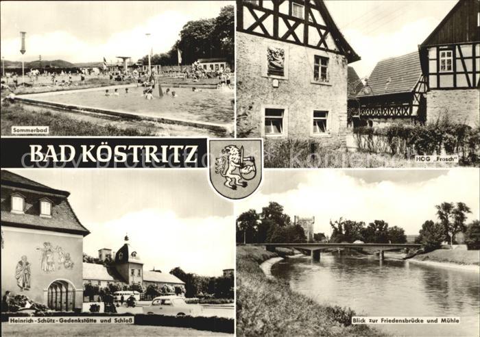 Bad Koestritz Heinrich Schuetz Gedenkstaette Schloss Friedensbruecke Muehle
