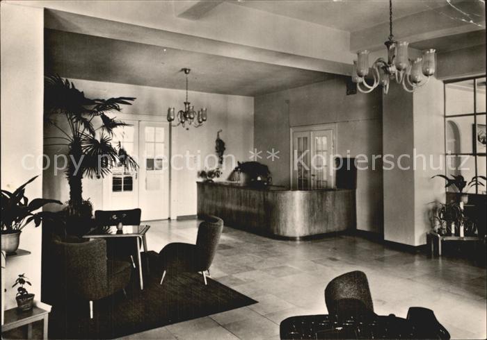 Bad Koestritz FDGB Sanatorium Empfangshalle