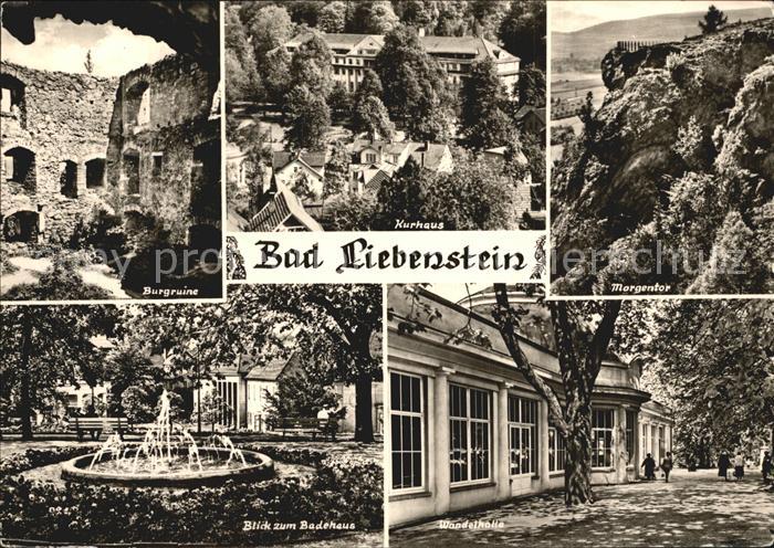 Bad Liebenstein Badehaus Morgentor Burgruine