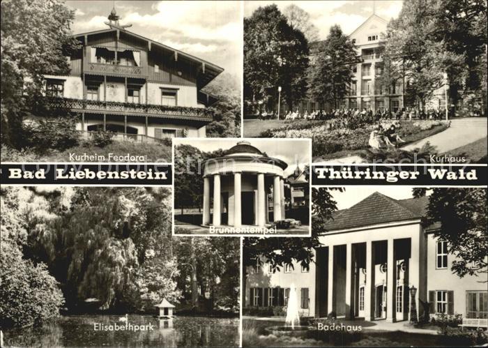Bad Liebenstein Kurheim Feodora Elisabethpark Badehaus