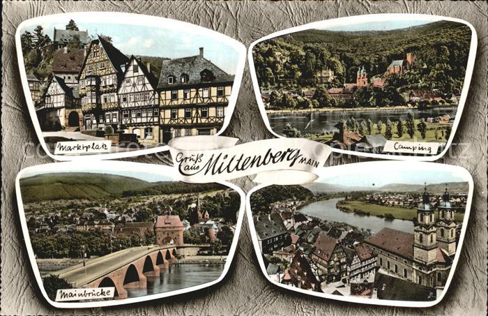 Miltenberg Main Marktplatz Camping Mainbruecke