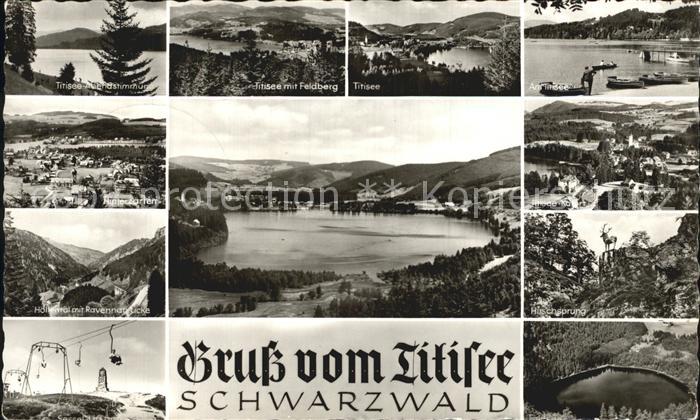 TITISEE Schwarzwald BW Partie am See Seilbahn