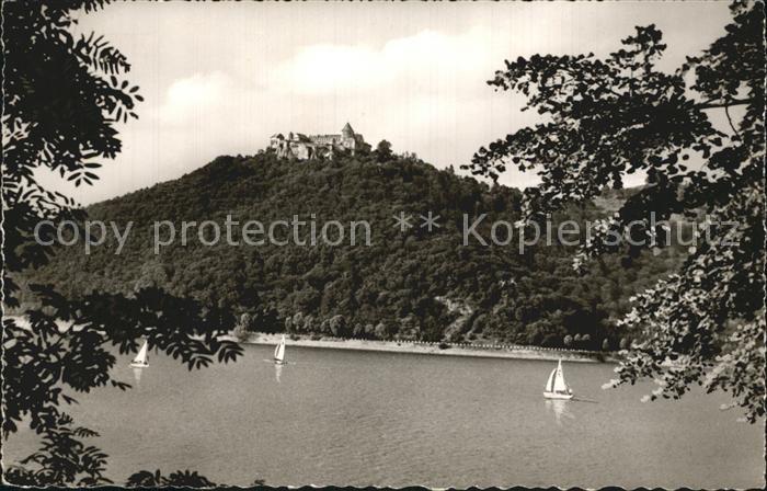 Edersee mit Schloss Waldeck