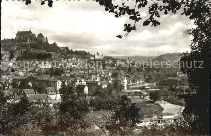 Marburg Lahn Blick vom Capplerberg