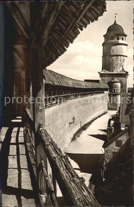 Noerdlingen Wehrgang am Loepsinger Tor