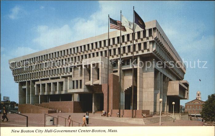 Boston Massachusetts New Boston City Hall-Government Center