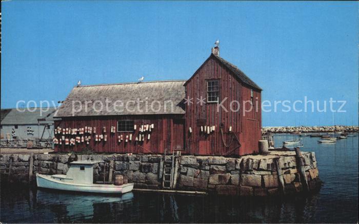 Rockport Massachusetts Haus am Wasser Fischerhaeuschen